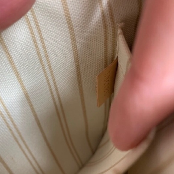 SOLD Louis Vuitton Damier Azur Neverfull Pochette - Picture 7 of 7